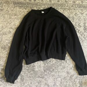 Black Crewneck Sweatshirt
